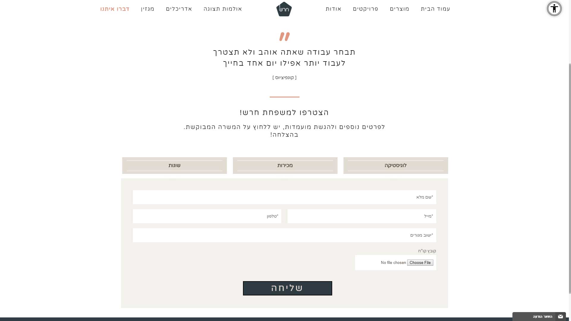 בניית אתר וורדפרס