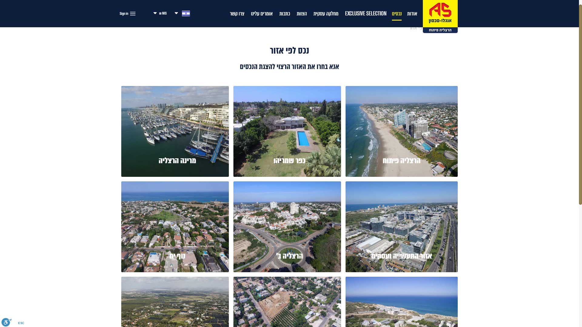 בניית אתר חברת נדלן