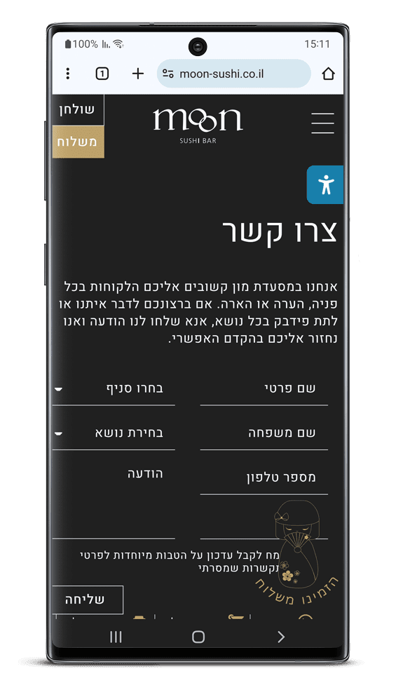 בניית אתר תדמית