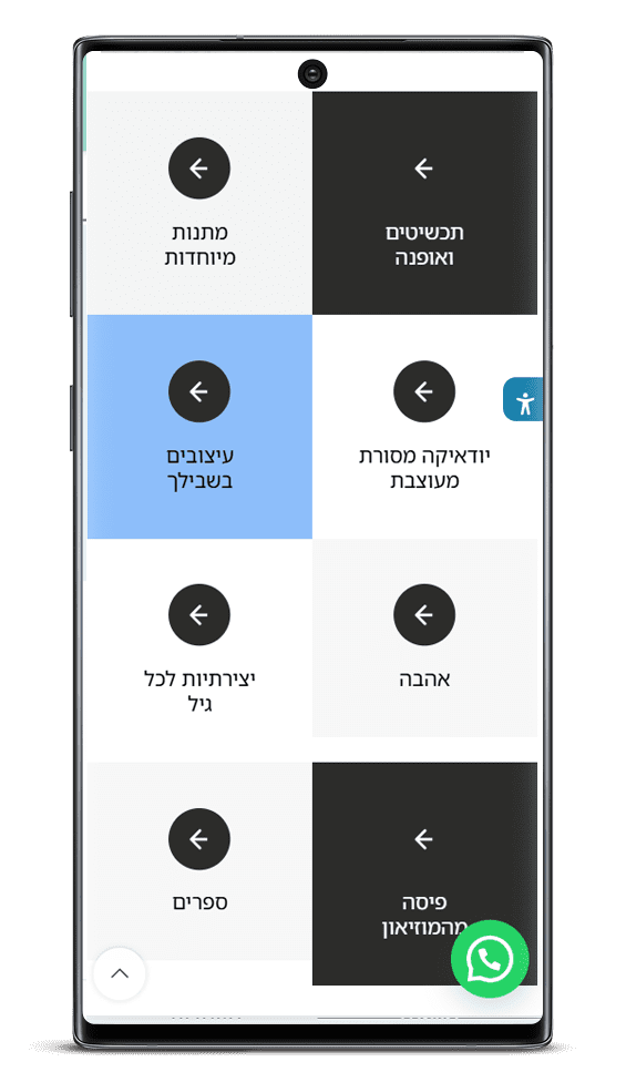 בניית אתר חנות עבור מוזיאון ישראל בירושליים